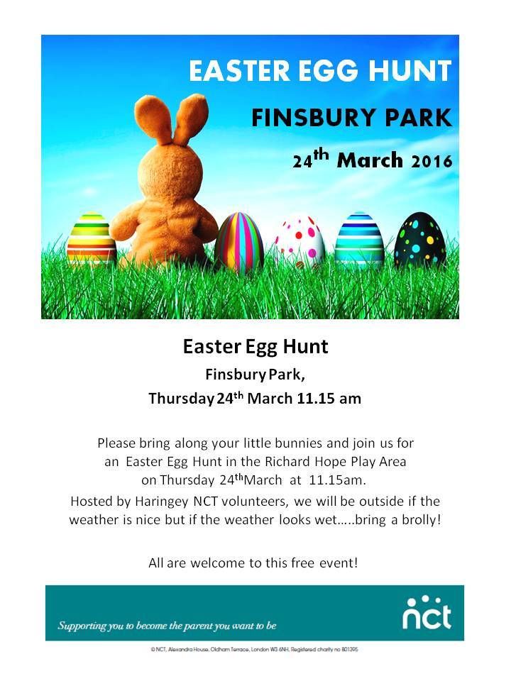 Poster for the Easter Egg Hunt March 2016