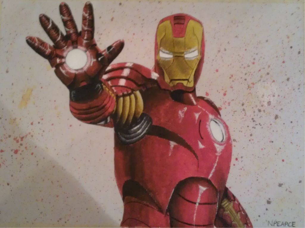 Iron man painting