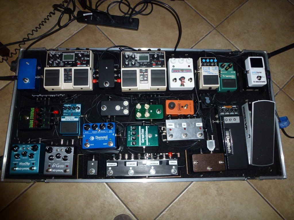 need pictures of huge pedalboards Page 2 The Gear Page