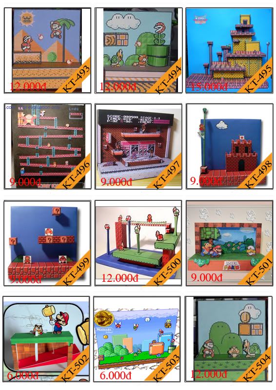 Bán mô hình giấy 3D chưa thành phẩm với 3,000 mẫu. - 41