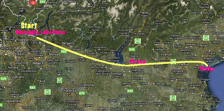 Where We've Been - Northern Italy