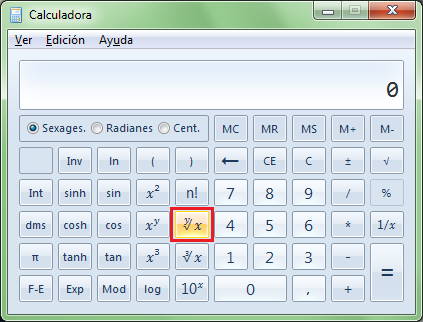como saco la raiz cuarta, quita o cualquier otra en la calculadora ... como saco la raiz cuarta, quita o cualquier otra en la calculadora ...