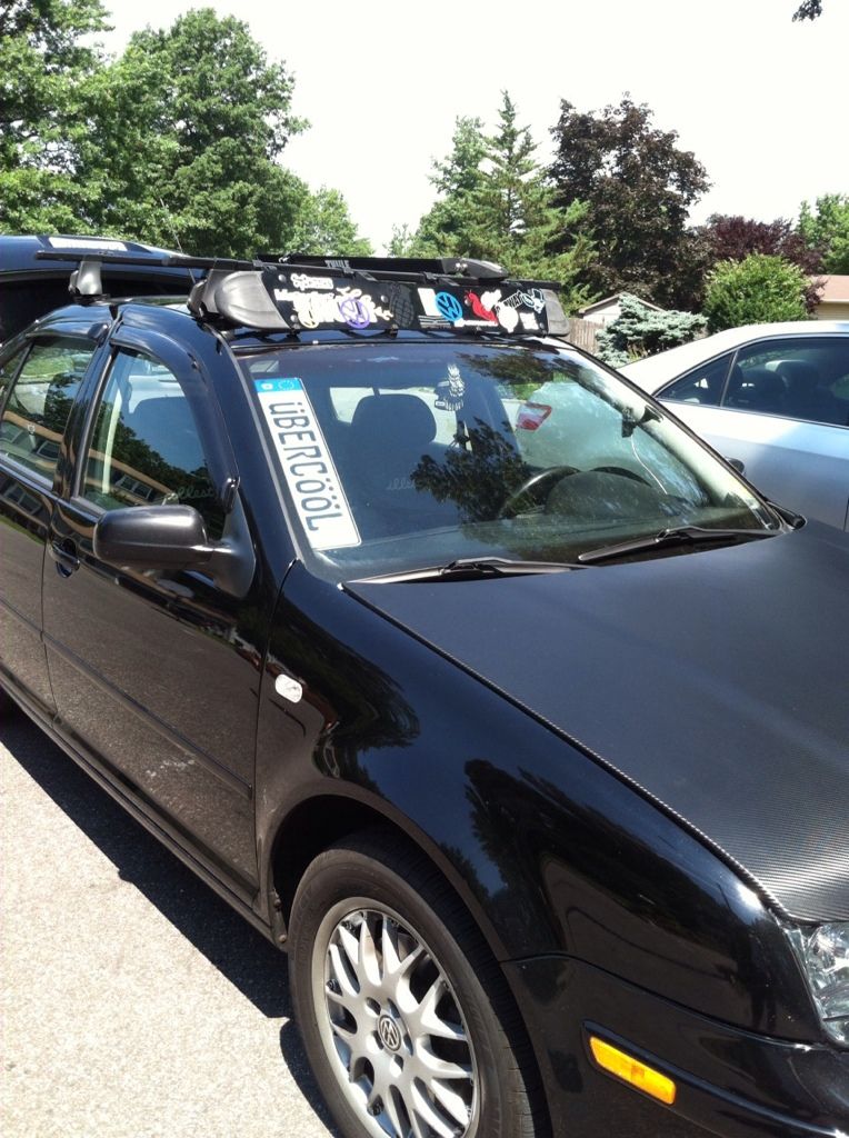 vw jetta bike roof rack