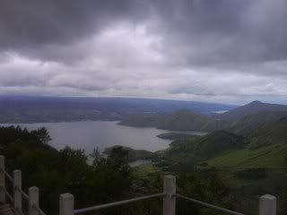Pemandangan Danau Toba dari Panatapan