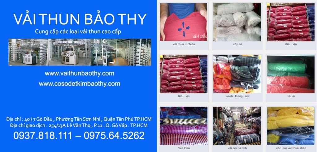 vaithunbaothy.com  Cung cấp các loại vải thun cao cấp