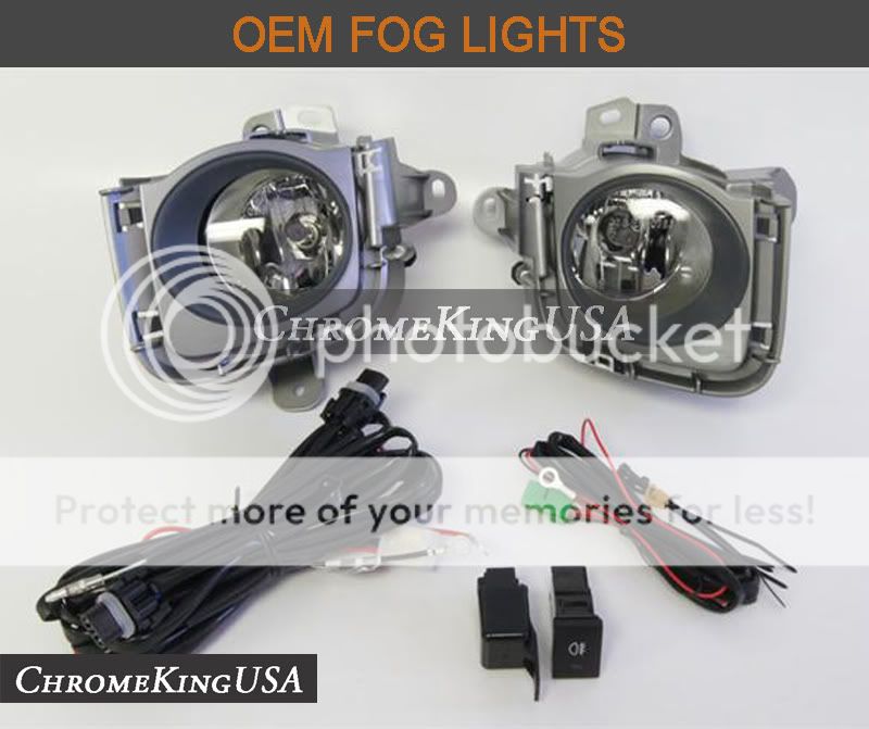 2011 2012 Toyota Prius OEM Fog Lights Bumper Lamps Kit Replacement 
