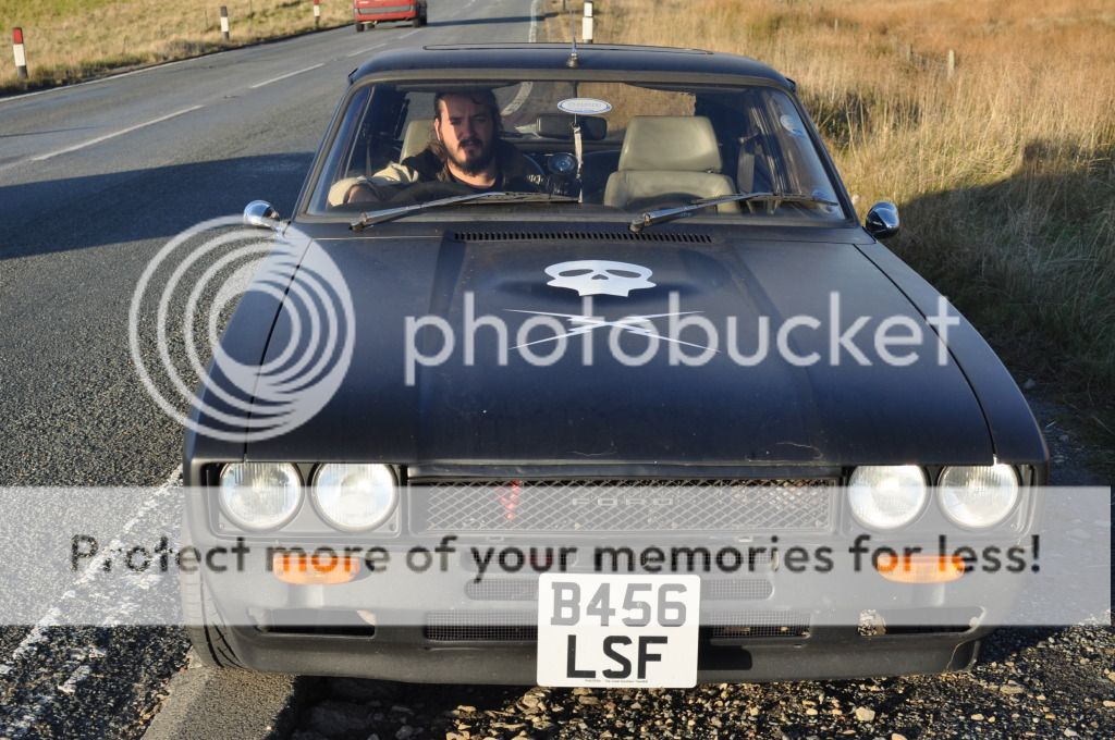 Matte black ford capri #6