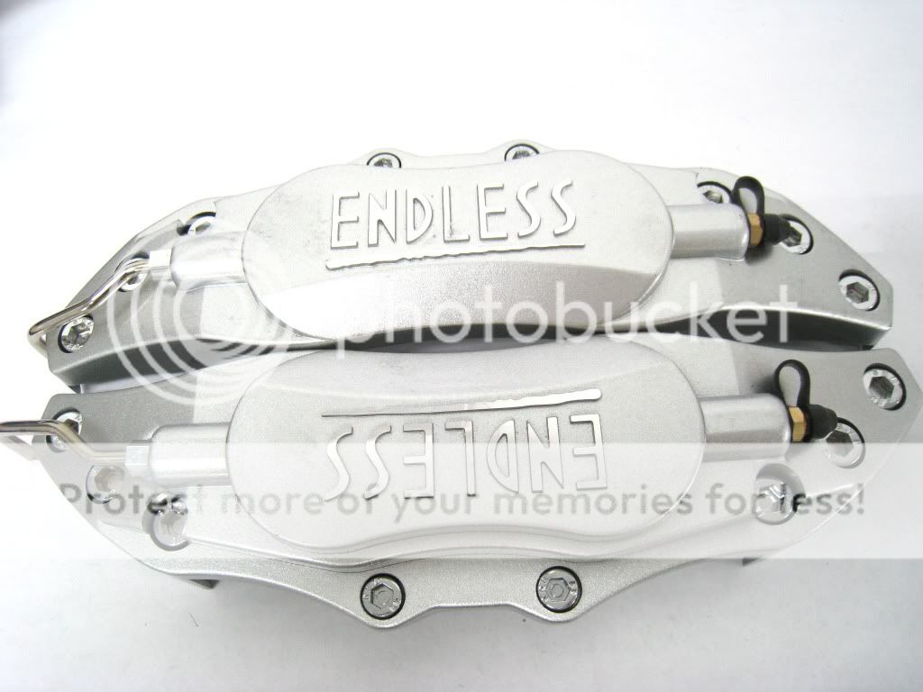 SILVER Aluminum Endless Brake Caliper Cover Kit 2pcs  