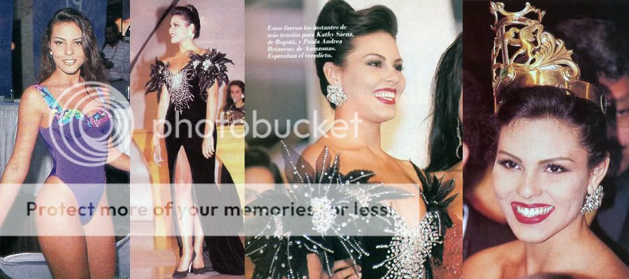 Remember Paula Andrea Betancourt, Miss Colombia 92.