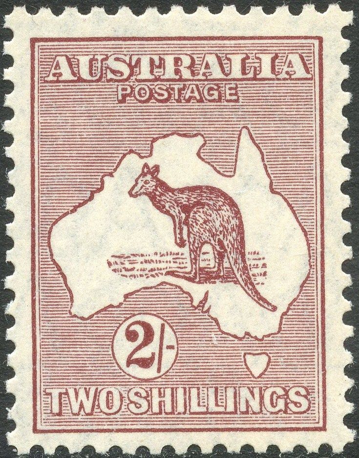 澳大利亚袋鼠邮票图片