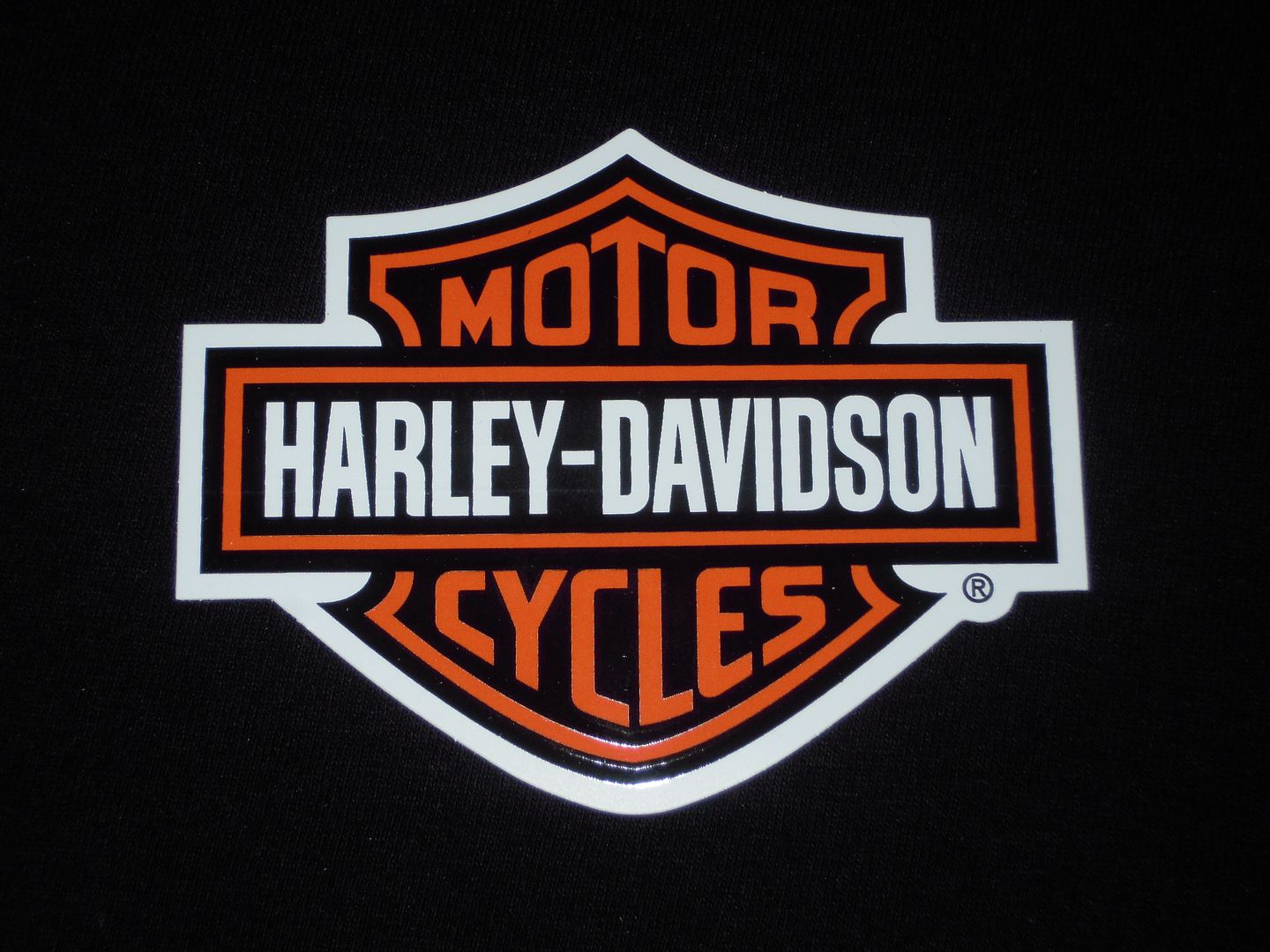 Harley Davidson Motorcycles Classic Bar and Shield Decal Sticker 2 4 x 3