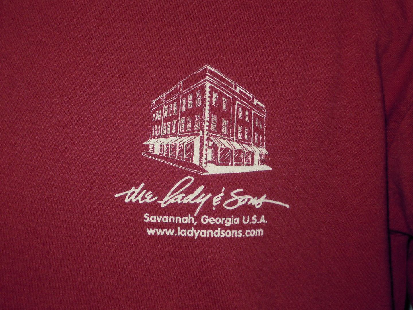 The Lady and Sons Paula Deen Restaurant Savannah Georgia T Shirt L Hey Ya'Ll