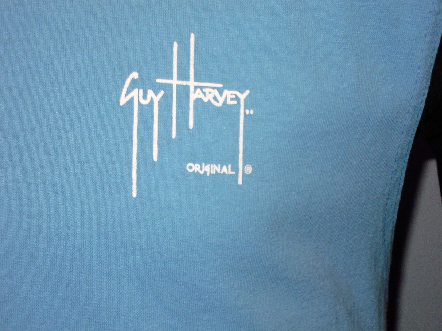 Guy Harvey Off Shore Slam Sleeveless Blue Casual Fish T Shirt 2X