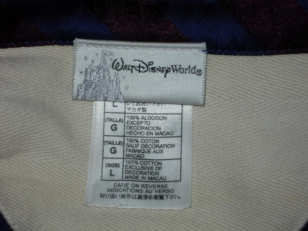 Walt Disney World Est 71 Rugby Style Embroidered Polo Golf Casual Shirt Blue