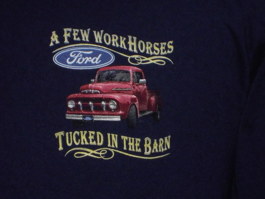 A Few Work Horses Tucked in The Barn Ford Truck Pick Up Delta Teen T Shirt M