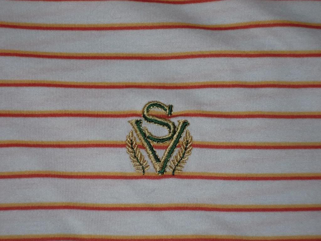 PETER MILLAR STRIPED COTTON EMBROIDERED SV GOLF POLO SHIRT XXL  