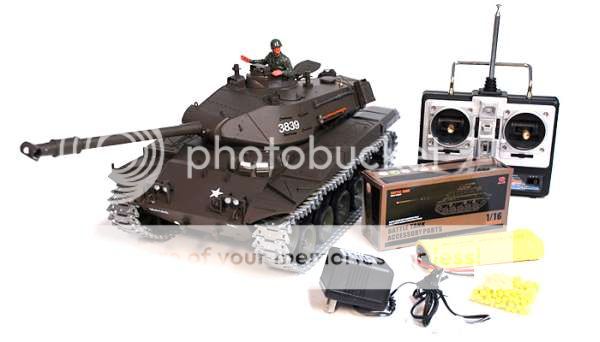 RC Panzer Heng Long Walker Bulldog M41A3 Upgrade Metall 116 Rauch&Sfx