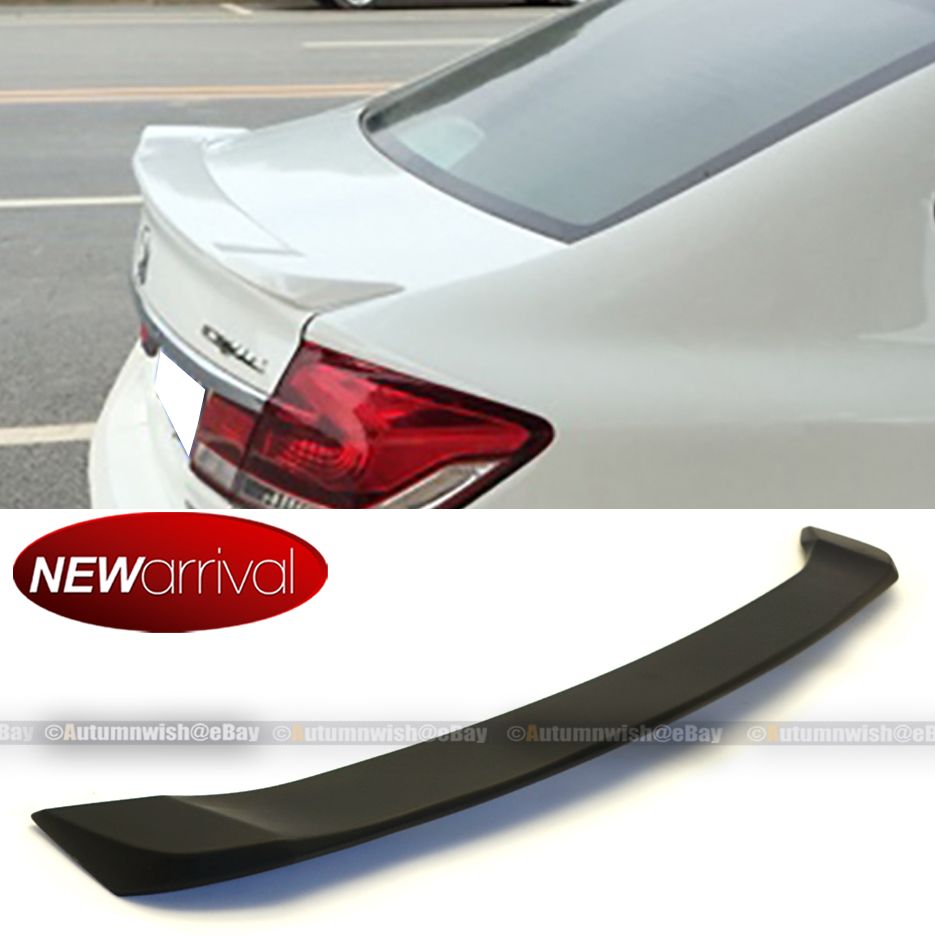 Fit Honda 12-14 Civic Spoiler Rear Trunk Tail Wing Lip 4DR Sedan Primer Unpaint