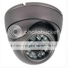 WideAngle Metal Dome Sony Chip CCD CCTV Security Camera  