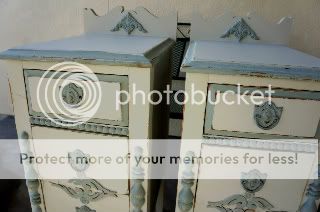 SO CUTE  SHABBY NIGHTSTANDS ~END TABLES~CHIC~ANTIQUE~BED SIDE TABLES 